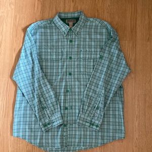 Duluth Trading Co. Men's Long Sleeve
Plaid Shirt for Fishing/Outdoors 
Size XL